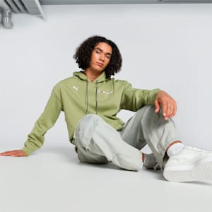 BMW M Motorsport Fleece Men's Relaxed Fit Hoodie, Calming Green, extralarge-IND