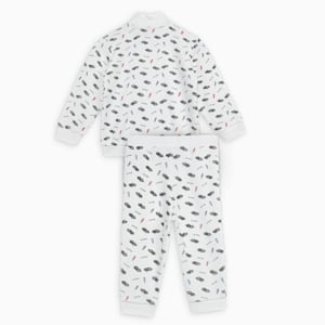 BMW M Motorsport 2-Piece Toddlers' All-Over Print Jogger Set, PUMA White, extralarge