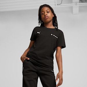 BMW M Motorsport Essentials Logo Tee Youth, PUMA Black, extralarge