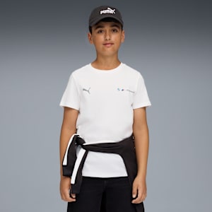 BMW M Motorsport Essentials Logo Tee Youth, PUMA White, extralarge