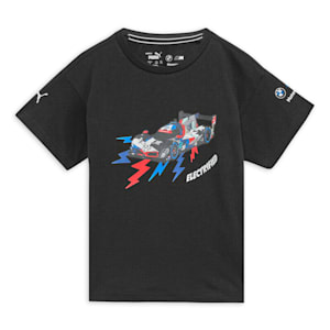 BMW M Motorsport Kid's Relaxed Fit Tee, PUMA Black, extralarge-IND