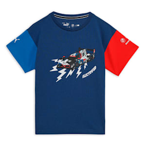 BMW M Motorsport Kid's Relaxed Fit Tee, Pro Blue-M color, extralarge-IND