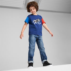 BMW M Motorsport Kid's Relaxed Fit Tee, Pro Blue-M color, extralarge-IND