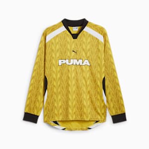 Camiseta de fútbol para hombre PUMA de manga larga, Fresh Pear-AOP, extralarge