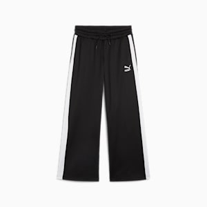 Pants de pista para mujer de tiro bajo T7, PUMA Black, extralarge