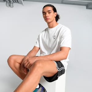 Pivot Men's Relaxed Fit Basketball Tee, PUMA White, extralarge-IND