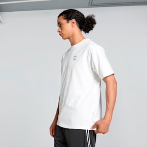 Pivot Men's Relaxed Fit Basketball Tee, PUMA White, extralarge-IND