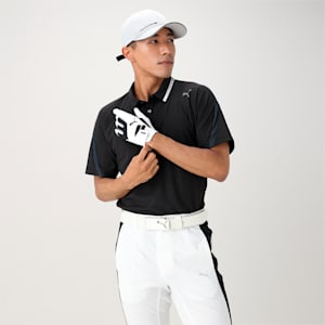 メンズ ゴルフ PF ストレッチ ハイブリッドネック 半袖 ポロシャツ, PUMA Black, extralarge-JPN