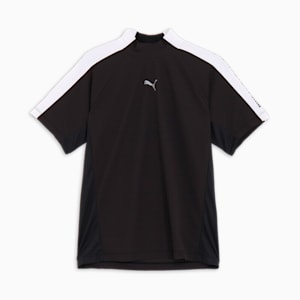 メンズ ゴルフ PF ストレッチライン テックカット モックネック 半袖 シャツ, PUMA Black, extralarge-JPN