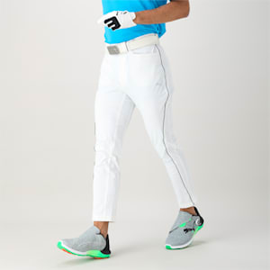 メンズ ゴルフ PF ストレッチ サイドパイピング アンクルパンツ, White Glow, extralarge-JPN
