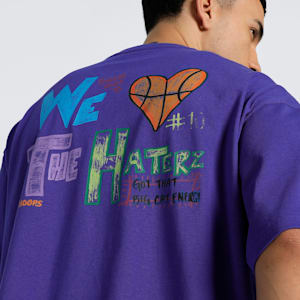 Getting Crafty Basketball Oversized Fit Tee, Lapis Lazuli, extralarge-IND