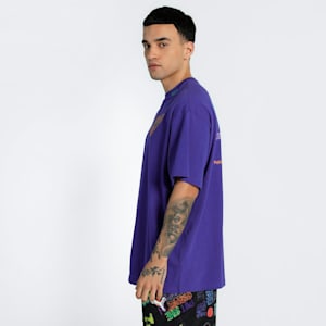Getting Crafty Basketball Oversized Fit Tee, Lapis Lazuli, extralarge-IND
