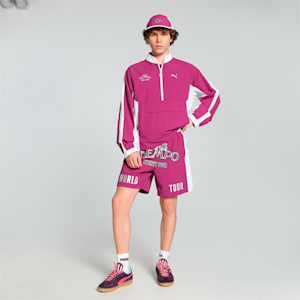 PUMA x MÁS TIEMPO Men's Relaxed Fit Track Top, Magenta Gleam, extralarge-IND