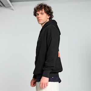 PUMA x MÁS TIEMPO Men's Hoodie, PUMA Black, extralarge-IND