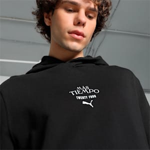 PUMA x MÁS TIEMPO Men's Hoodie, PUMA Black, extralarge-IND