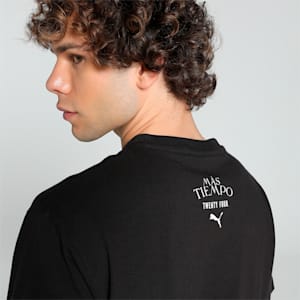 PUMA x MÁS TIEMPO Men's Relaxed Fit Tee, PUMA Black, extralarge-IND