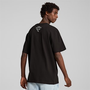 メンズ PUMA x MAS TIEMPO 24 半袖 Tシャツ, PUMA Black, extralarge-JPN