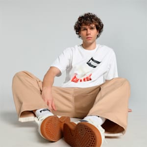 PUMA x MÁS TIEMPO Men's Relaxed Fit Tee, PUMA White, extralarge-IND