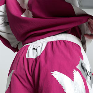 PUMA x MÁS TIEMPO Men's Relaxed Fit Shorts, Magenta Gleam, extralarge-IND