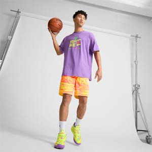 PUMA x LAMELO BALL Spark Men's Basketball Tee, Purple Glimmer, extralarge