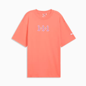 Camiseta de básquetbol para hombre PUMA x LAMELO BALL Be You, Fluro Peach Pes, extralarge