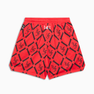 PUMA x LAMELO BALL LaFrancé Amour Men's Mesh Shorts, For All Time Red-PUMA Black, extralarge