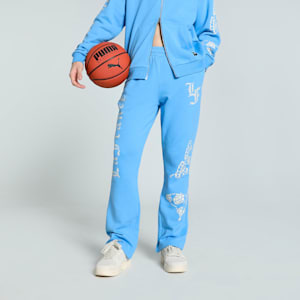 HOOPS x LAFRANCÉ Mosaic Men's Basketball Sweatpants, Team Light Blue, extralarge-IND