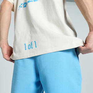 HOOPS x LAFRANCÉ Mosaic Men's Relaxed Fit Basketball Tee, Alpine Snow, extralarge-IND