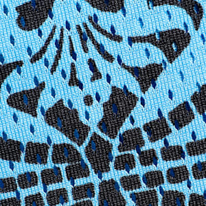HOOPS x LAFRANCÉ Mosaic Men's Relaxed Fit Basketball Shorts, Team Light Blue-AOP, extralarge-IND