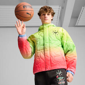 PUMA x LAMELO BALL 1Love Men's Basketball Jacket, Yellow Alert, extralarge