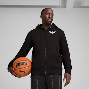 Sudadera de baloncesto con capucha para hombre PUMA x LAMELO BALL Iridescent Hornets, PUMA Black, extralarge