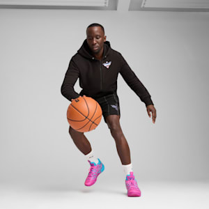 Sudadera de baloncesto con capucha para hombre PUMA x LAMELO BALL Iridescent Hornets, PUMA Black, extralarge