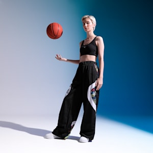 STEWIE TOKYO Women's Basketball Track Pants, PUMA Black-AOP, extralarge-IND