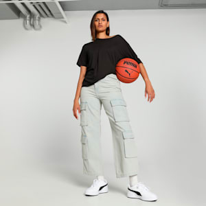 STEWIE x TOKYO NIGHTS Women's Basketball Tee, PUMA Black, extralarge