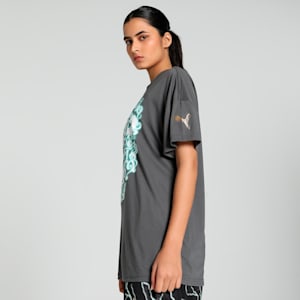 HOOPS x HARRY POTTER™ Women's Oversized Basketball Tee, Shadow Gray, extralarge-IND