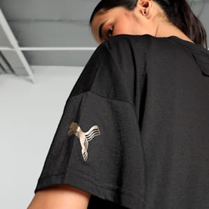 HOOPS x HARRY POTTER™ Women's Oversized Basketball Tee, PUMA Black, extralarge-IND