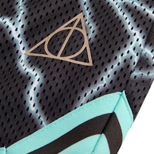 PUMA HOOPS x HARRY POTTER™ Women's Relaxed Fit Basketball Shorts, PUMA Black-AOP, extralarge-IND