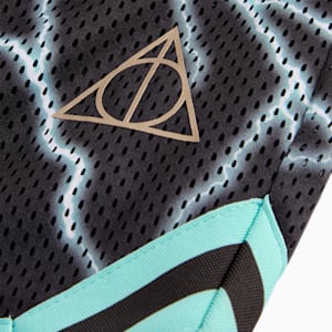 Shorts de basquetbol para mujer PUMA HOOPS x HARRY POTTER, PUMA Black-AOP, extralarge