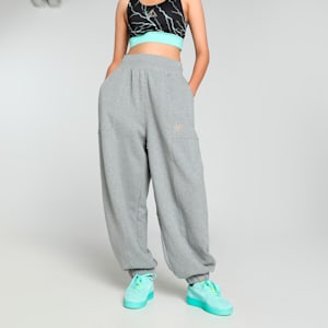 PUMA HOOPS x HARRY POTTER™ Women's Relaxed Fit Basketball Sweatpants, Medium Gray Heather, extralarge-IND