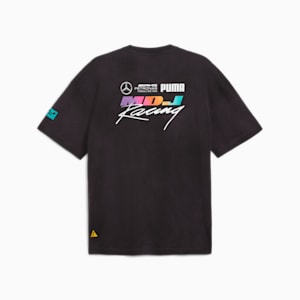 MAPF1 x MDJ Men's Relaxed Fit Motorsport Graphic T-shirt, PUMA Black, extralarge-IND