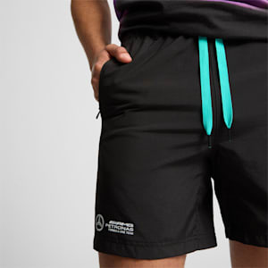 Pantalones cortos tejidos Mercedes-AMG Petronas F1® Team x Mad Dog Jones para hombre, PUMA Black, extralarge