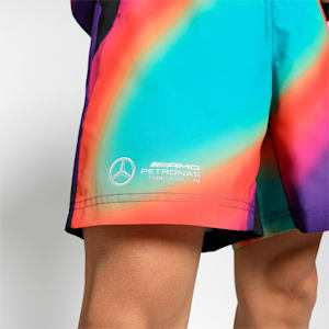 Mercedes-AMG Petronas Motorsport x MDJ Men's Woven Shorts, Sheen Green, extralarge-IND