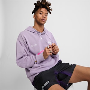 Sudadera con capucha gráfica Mercedes-AMG Petronas F1® Team x Mad Dog Jones para hombre, Pale Plum, extralarge