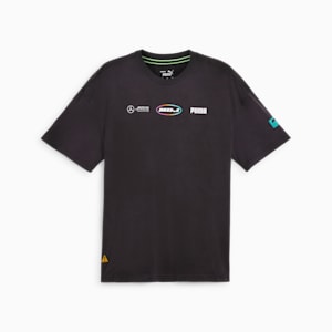 Mercedes-AMG Petronas Motorsport x MDJ Men's Graphic Tee, PUMA Black, extralarge-IND