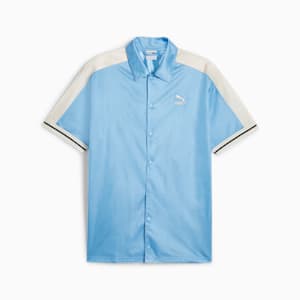 T7 Shooting Men's Relaxed Fit Shirt, Team Light Blue, extralarge-IND