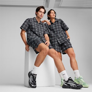 CLASSICS Short Sleeve Woven Shirt, PUMA Black, extralarge-IND