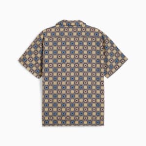 Camisa tejida de manga corta para hombre CLASSICS, Brown Mushroom, extralarge