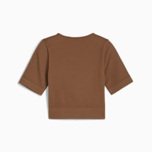 DARE TO Women's MUTED MOTION Tee, Brown Mushroom, extralarge