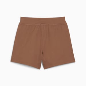 DARE TO Women's MUTED MOTION Flared Shorts, Brown Mushroom, extralarge