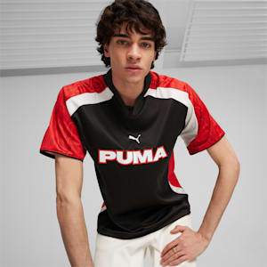 Football Nostalgia Unisex Relaxed Fit Jersey, PUMA Black, extralarge-IND